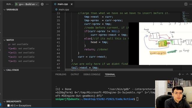 Coding a Sorted Doubly Linked List смотреть онлайн