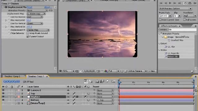 3D Океан - After effects уроки на русском. Урок 24 смотреть онлайн