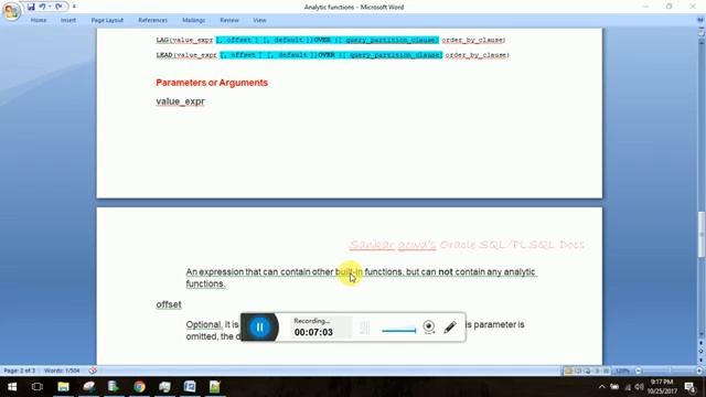 LAG and LEAD Analytical functions in oracle SQL by# rani смотреть онлайн