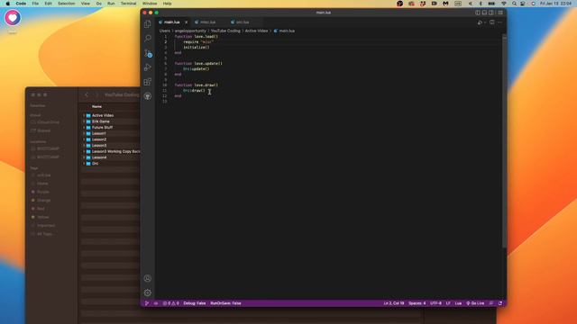 Make A Game: Functions and Tables | Love2D Tutorial | Part 3 смотреть онлайн