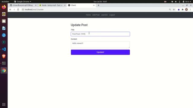 Containerized Full Stack Blog Application смотреть онлайн