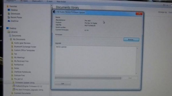 Pro-ject Pre Box S2 Digital Open Box, Update & Setup