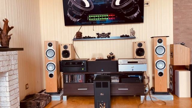 2.1 stereo system Nucleus 1 + SBR Sub, by TDL, England. Deep Bass Test. смотреть онлайн