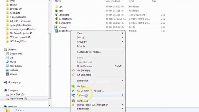 TortoiseGit Tutorial 12: How to use cherry pick in git ? смотреть онлайн
