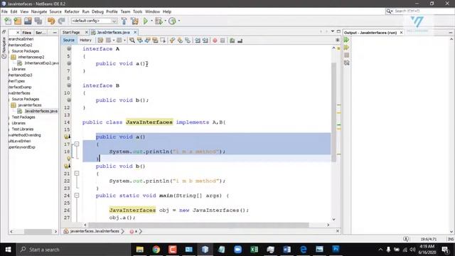 46 | implementing multiple interfaces in java (URDU) | java tutorial for beginners in urdu смотреть онлайн