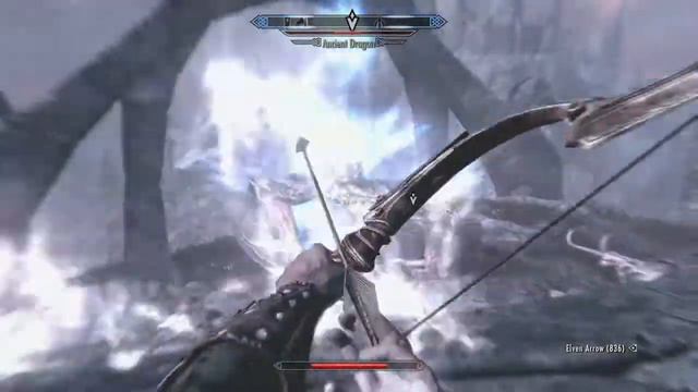 Elder Scrolls V Skyrim Combat Archer Build Taking on Lost Tongue Overlook смотреть онлайн