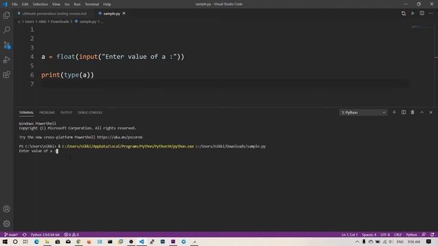 Python Fundamentals - 06 User Input смотреть онлайн