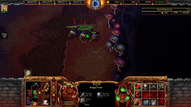 Warcraft 3: Rise of the Blood Elves CO-OP 02: The Weak Perish смотреть онлайн