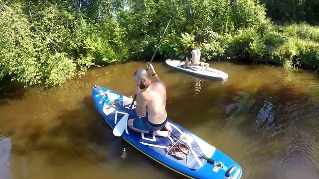 Летнее SUP путешествие по трем локациям: Каменный остров, река Сестра (Сестрорецк) и Лахта смотреть онлайн