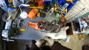Husqvarna 345 ремонт/repair разборка часть 1