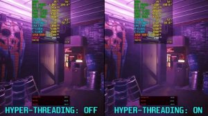 13600K / 14600K: Hyper-Threading On vs Off (1080P - Low / DLSS: 19 GAMES )