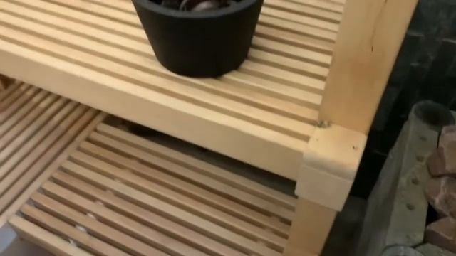 Парилка из Kelo с печью SAWO NIMBUS COMBI смотреть онлайн