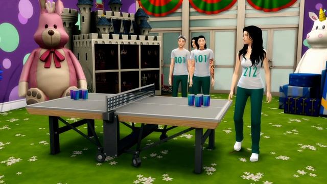Я ЗАСТАВИЛА 8 СИМОВ СЫГРАТЬ В ИГРУ В КАЛЬМАРА - The Sims 4 Squid Game смотреть онлайн