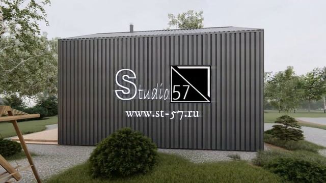 Проект дома в стиле BarnHouse (барнхаус) в Подмосковье