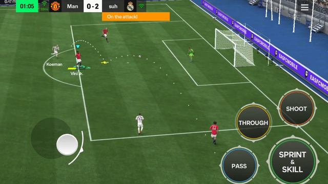 Playing FC24 MOBILE(my 2nd video) смотреть онлайн