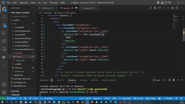 React. NavLink смотреть онлайн
