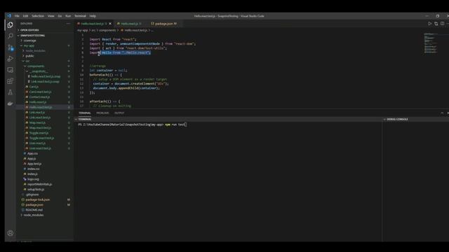 Snapshot Testing - Easy Way to Regression Test React UI Components смотреть онлайн