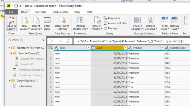 Power BI Desktop Introduction #2 - Import & Transform Data смотреть онлайн