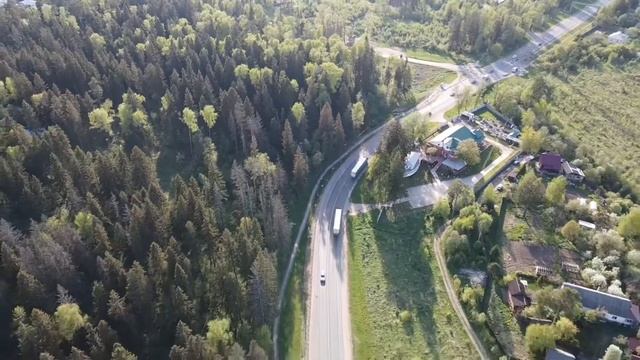 Подмосковье полеты на Квадрокоптере под мостом #DJIAIR 2#Московскаяобласть#Moscow смотреть онлайн