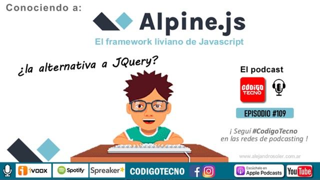 #109 - Conociendo AlpineJS la alternativa a Jquery Javascript смотреть онлайн