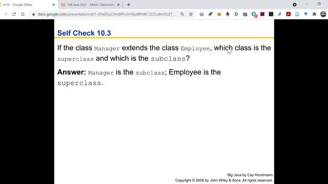 9-27-2021 Java second half of class: Inheritance смотреть онлайн