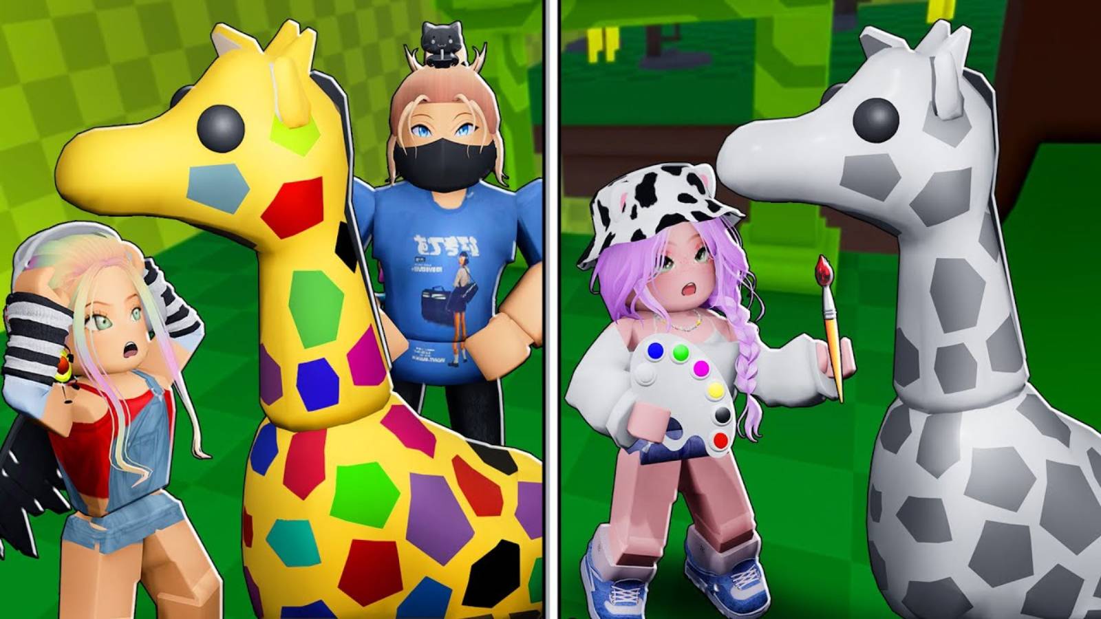 ЗАПОМНИ ЦВЕТ, ЧТОБЫ ПРОЙТИ ДАЛЬШЕ! Roblox смотреть онлайн