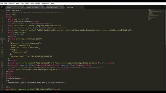 Como Implementar AMP En Tu Sitio Web: Tutorial en HTML смотреть онлайн