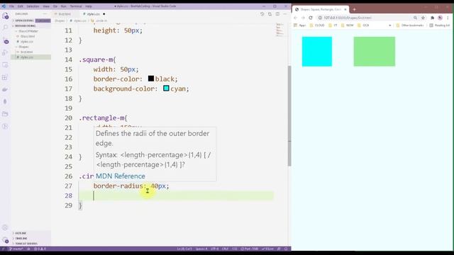 How to make square rectangular circle and triangle html - css смотреть онлайн