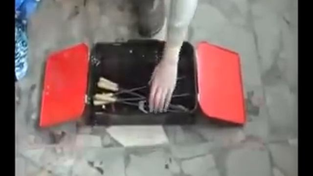 Мангал складной автоматический смотреть онлайн