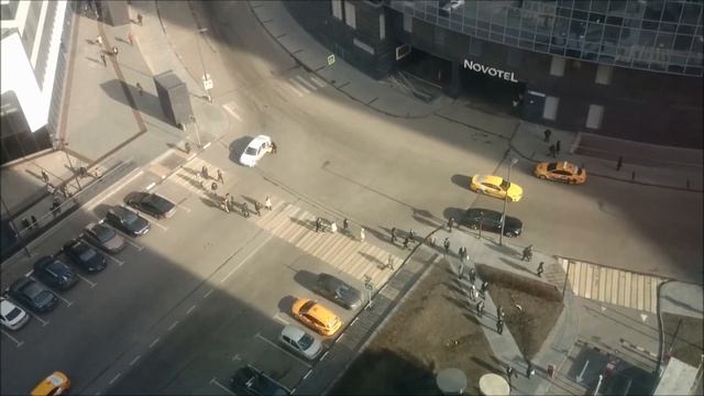Moscow City - Москва Сити. Вид изнутри. офис Алибаба смотреть онлайн