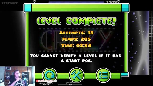 CRAZY 97% | HARD DEMON | REQ OFF | GEOMETRY DASH | 5482 STARS, 94 DEMONS смотреть онлайн