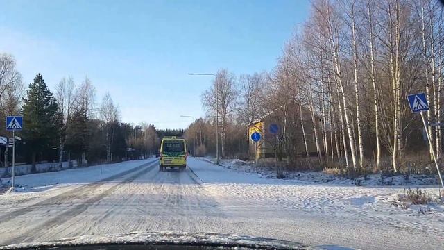 Driving in Finland. Rovaniemi - Kemijärvi - Rovaniemi смотреть онлайн