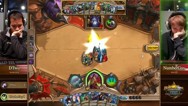 NumberGuy vs DTwo - Group A - Match 5 - Hearthstone World Championship 2014 смотреть онлайн