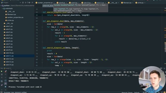 Python Project Euler - The Refactoring - 8, 9, 10, 11, 12, 13, 14 смотреть онлайн