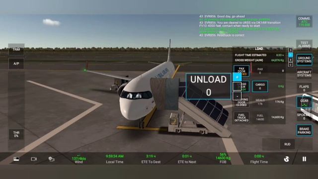 Обучение по RFS: Real Flight Simulator | Запуск/ составление плана полёта/ взлёт смотреть онлайн