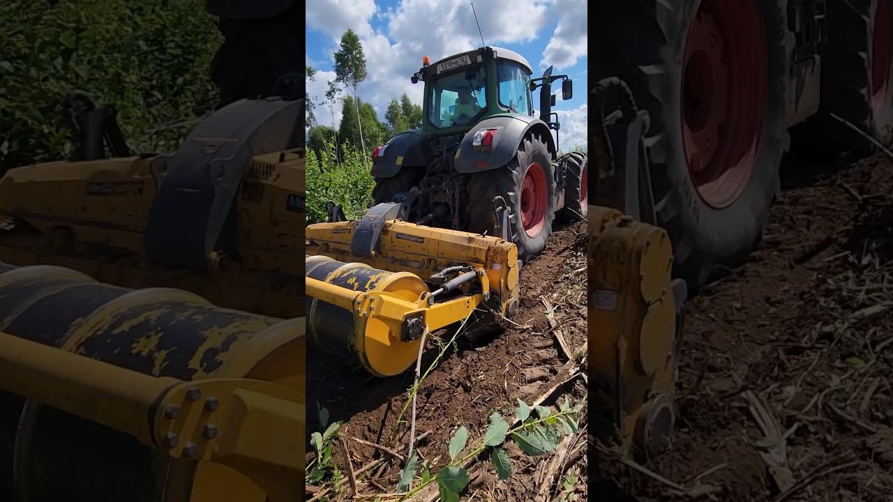 Fendt с фрезой Mericrusher #фермер #tractor #farmer #mericrusher #сельскоехозяйство смотреть онлайн