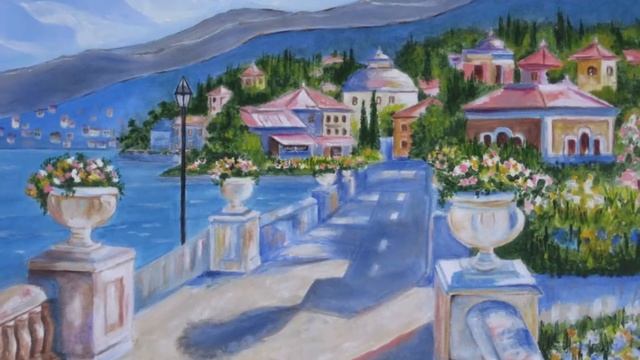 Автор ролика Нина Киласония. Мои картины маслом. смотреть онлайн