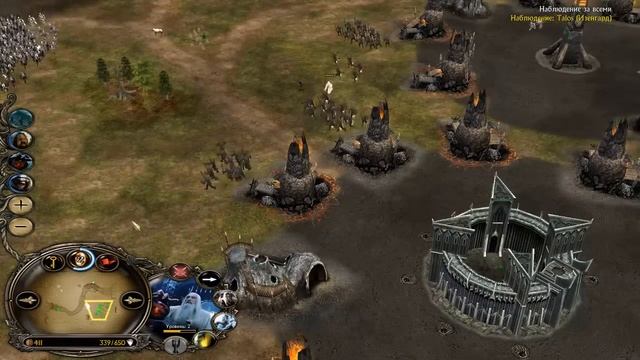 #ТопРеплэй BFME 2 ROTWK Ennorath mod Talos vs XGod смотреть онлайн