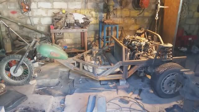 Делаю ТРАЙК с двигателем V6 3L 170 л.с. Часть 5. смотреть онлайн