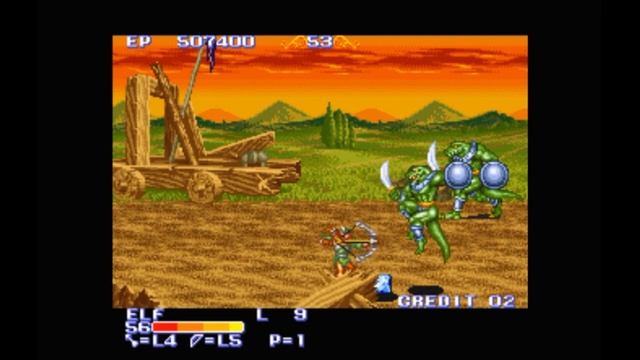 Super Nintendo (Snes) 16-bit The King of Dragons Stage 8 To The Castle