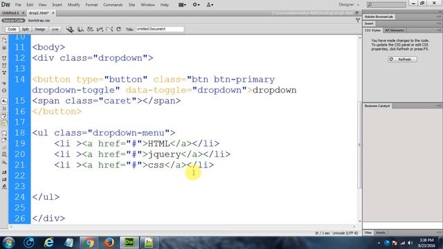 Bootstrap Dropdowns смотреть онлайн