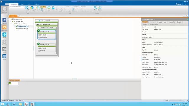 Using Control-M Variables in jobs. смотреть онлайн