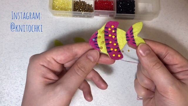 Рыбка из фетра своими руками смотреть онлайн