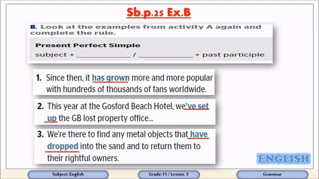 Grade 11 Technology English Grammar 2a Presesnt Tenses Present Perfect Simple смотреть онлайн