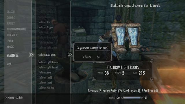 Skyrim_stalhrim armor trophy смотреть онлайн
