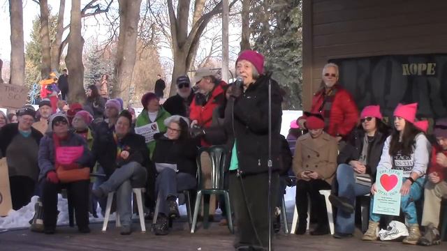 Joann Muneta at the Women's March - January 21, 2017 смотреть онлайн