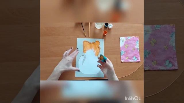Нетрадиційне малювання "Котик- воркотик" старша група Маляр Є. смотреть онлайн