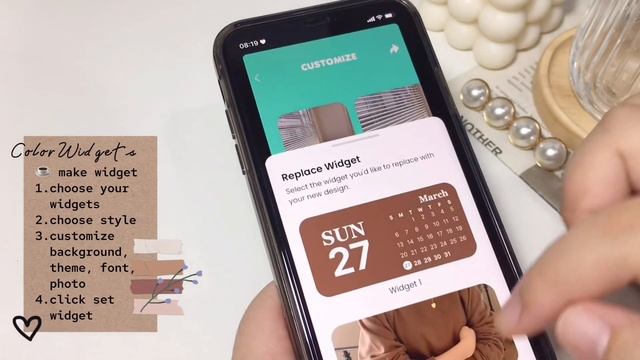 customize your iphone ☕️ *iOS15 (brown theme) ? | how to have an aesthetic phone смотреть онлайн