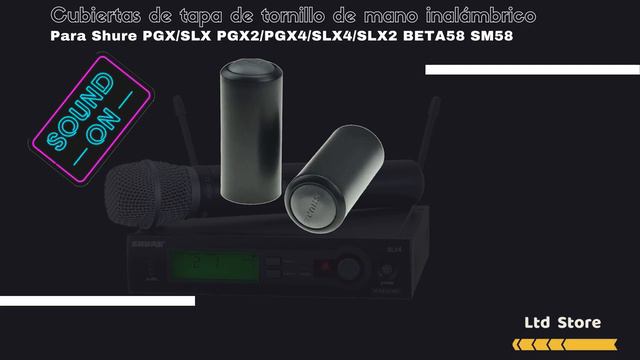 Tapa de la batería para Shure SLX2 SM58 BETA58A BETA87, Mic negro taza de plástico смотреть онлайн