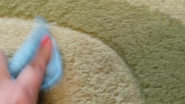 как быстро почистить ковер от пластилина